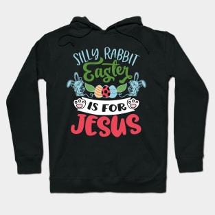 Happy Easter Egg Jesus Bunny Ear for Rabbit Easter Day Eggs Hoodie